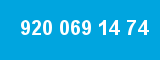 920 069 14 74 920 069 14 74